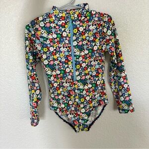 Mini Biden Floral Rashguard Swimsuit for girls